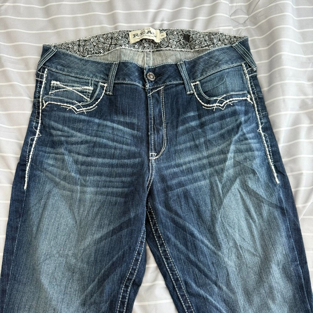 Ariat Jeans Women's 34L Boot cut Mid Rise REAL DENIM